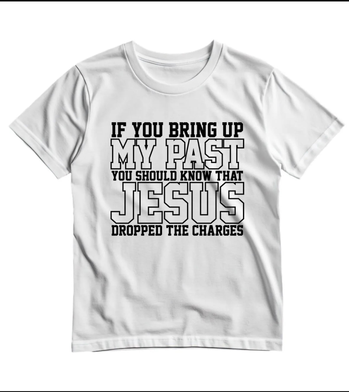 Jesus dropped the charges