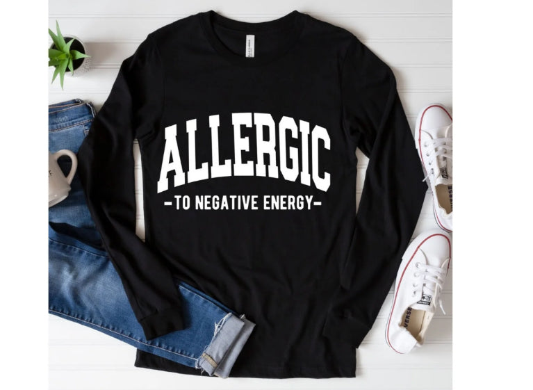 Allergic to negative energy