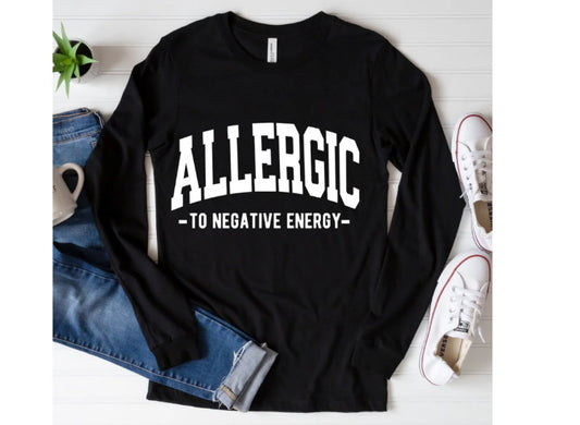 Allergic to negative energy